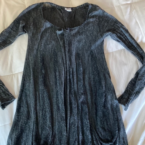 Transit Par Such Lightweight Gray Sweater Jacket - Picture 2 of 9